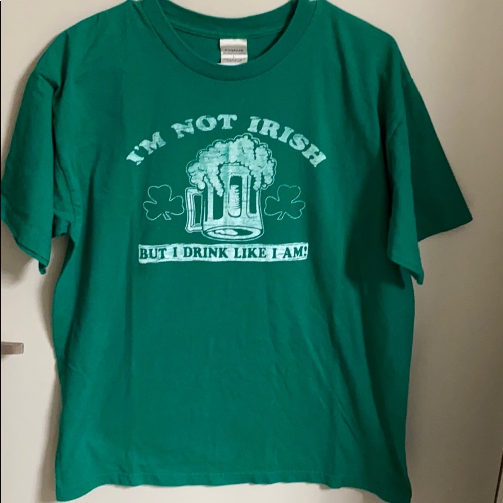 ST.Patricks day drinking tee SZ L